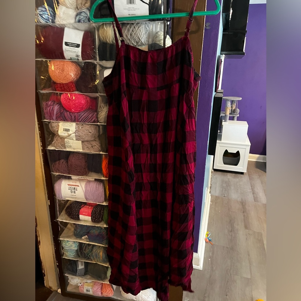 Torrid size 2 High-Low plaid dress